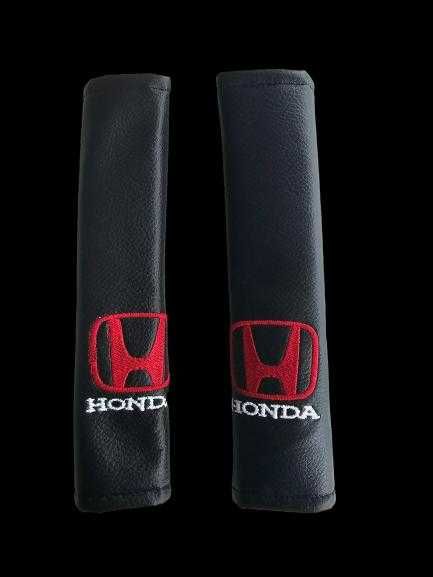 протектори за колани на автомобил Honda Хонда кожени комплект 2бр