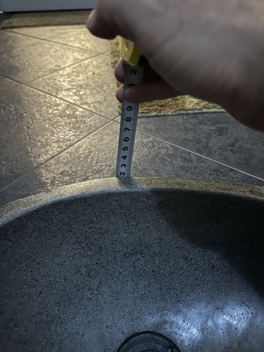 Каменна мивка от речен камък