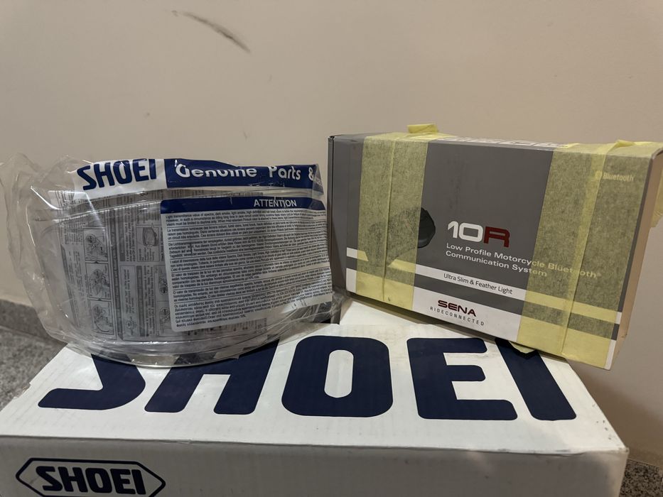 Каска Shoei NXR size L + Sena 10r