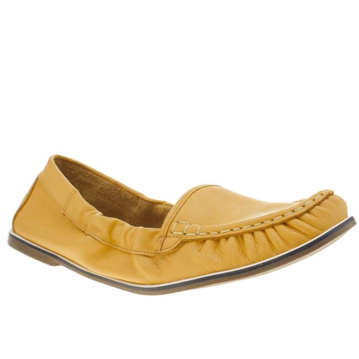 HUSH PUPPIES № 38 – Дамски еспадрили ест. кожа "YELLOW KARLOTTA" нови