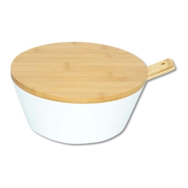 Купа за салата с прибори