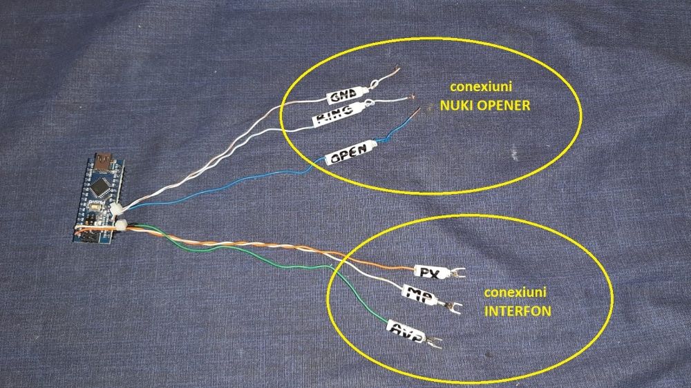 Modul  pentru adaptare  Interfon ELECTRA la Nuki Opener