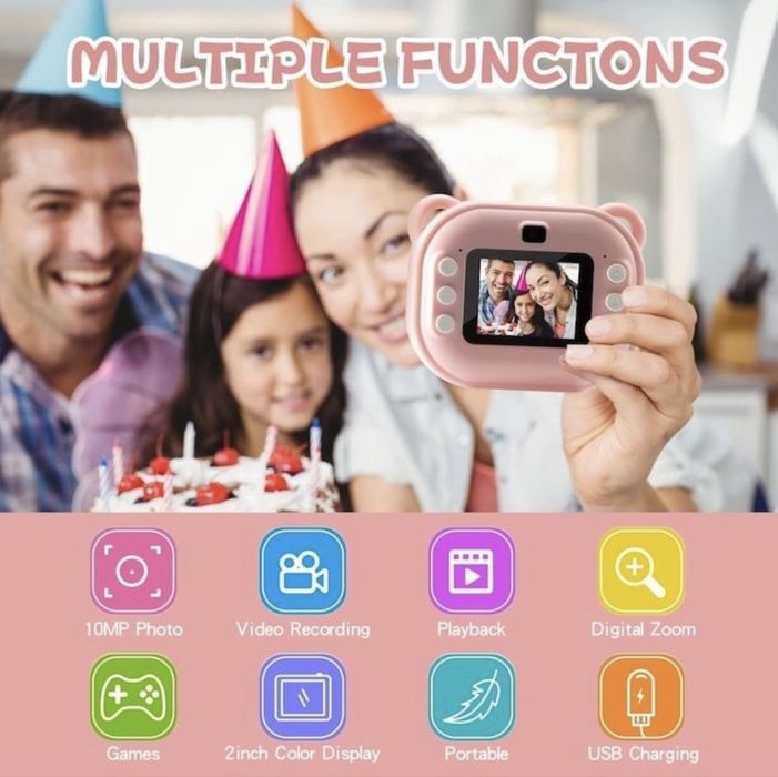 Детски фотоапарат с принтер