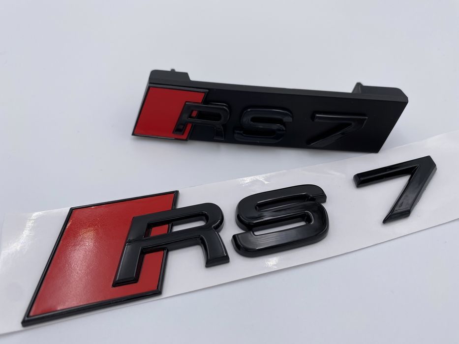 Set embleme Audi RS 7 negru