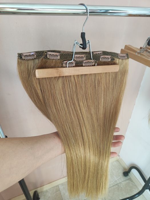 Естествена коса Реми 100 гр.Бежово