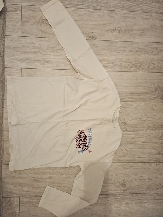 Bluze albe Zara cu maneca lunga, 164cm, 5 bucati