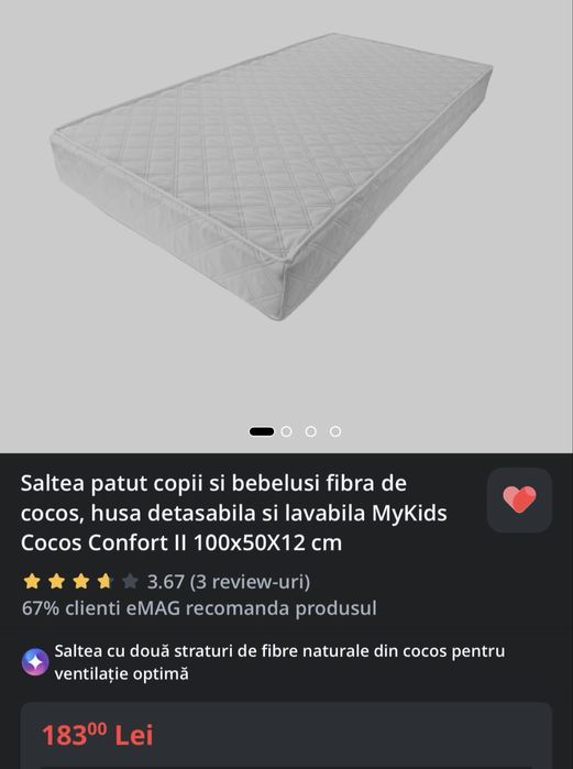 Saltea MyKids 10x50