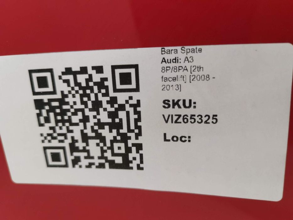 Задна броня Ауди А3 8П/8ПА / Audi A3 8P/8PA [2-ро обновление] Спортбек