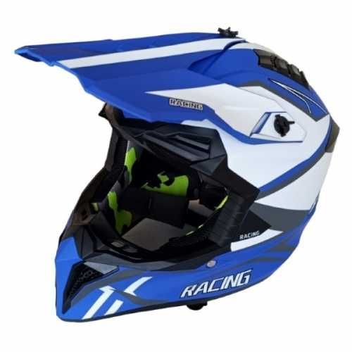 Каска Мотор Крос/АТВ/Бъги/Вело два Цвята