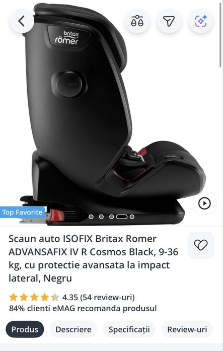 Scaun auto Britax Romer 9-36kg