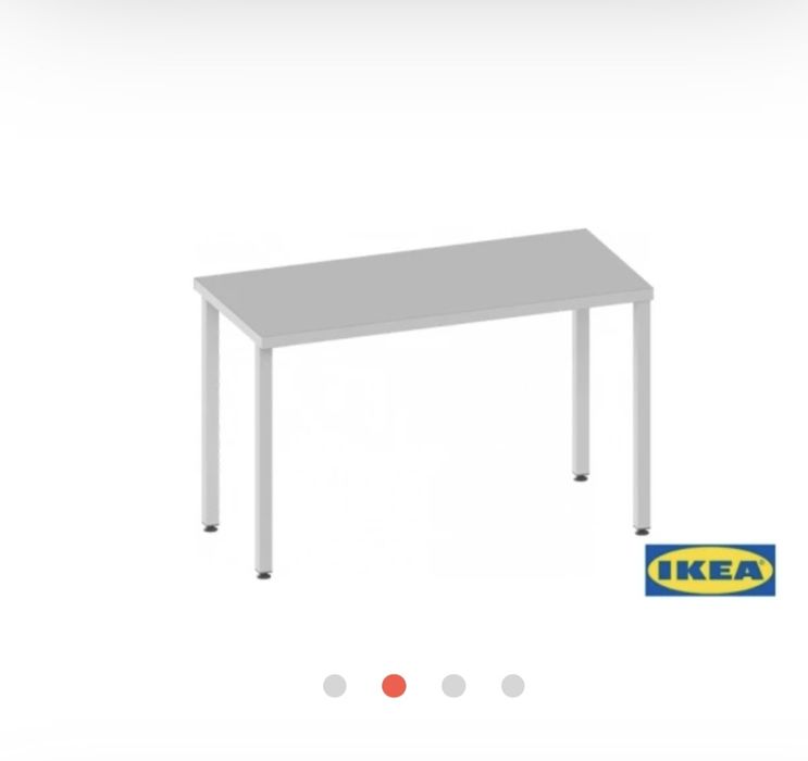 Стол письменный Ингар Белый ИКЕА 140x55x75 см