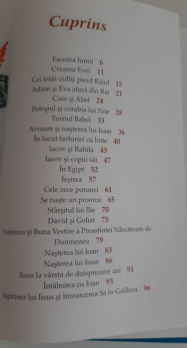 Biblia pentru copii autor Zoe Kanava noua neutilizata