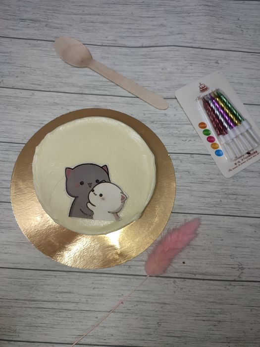 Бенто торт с фото или надписью. Оформление бесплатно