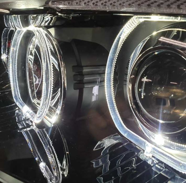 Фарове ЛЕД БМВ Е90 Е91 Затъмнени  BMW E90 E91 Led ейнджъл айс ДЕПО