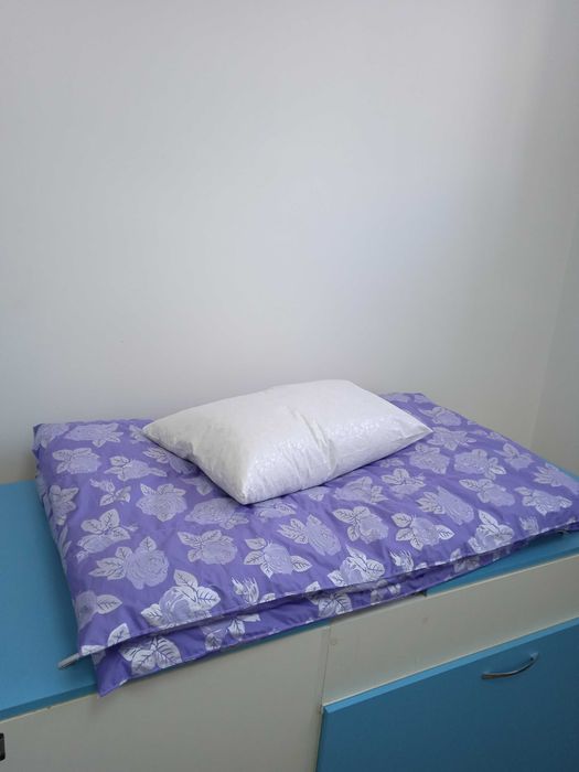 Подушки, одеяла, матрасы