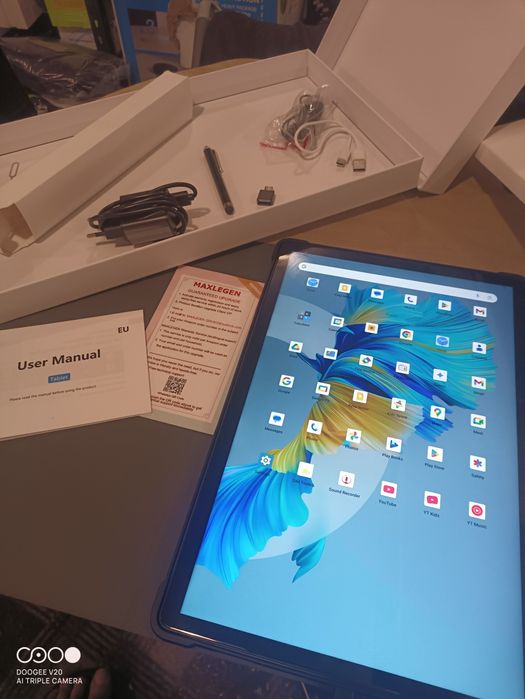 2.5K Android 15 таблет 14 инча, 36GB RAM, 512GB ROM (2TB разширение), 4G Lte/5G WiFi, INCELL