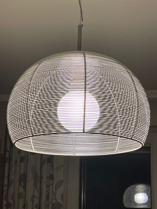 НОВ Стилен Полилей- метал, цвят инокс