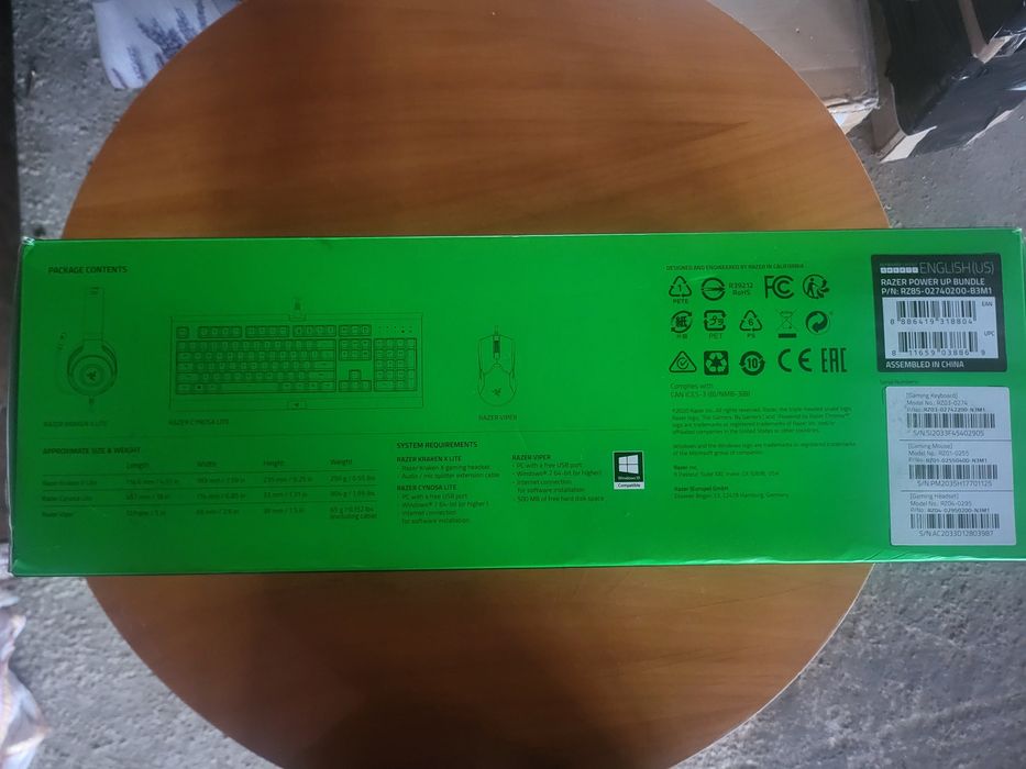 Pachet Razer (Mouse / Casti / Tastatura )