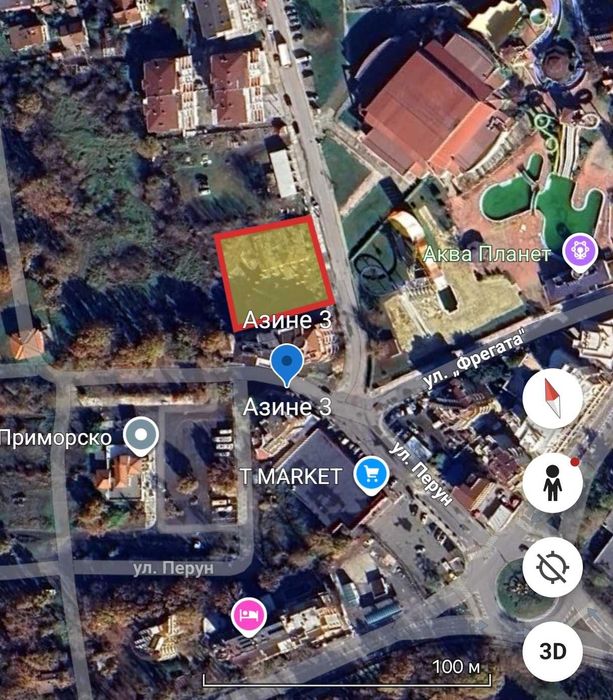 Паркоместа в жилищна сграда гр.Приморско ул.Азине № 3