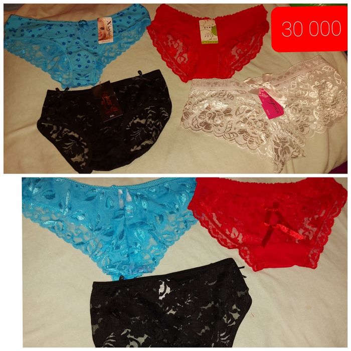Красивое женское нижнее белье-трусики для худеньких девушек