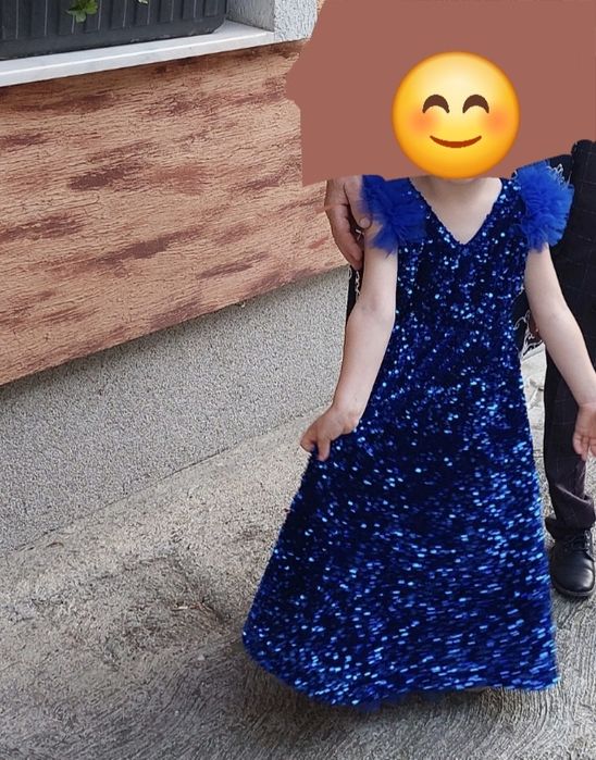 Rochie de ocazie cu paiete Mama-fiica