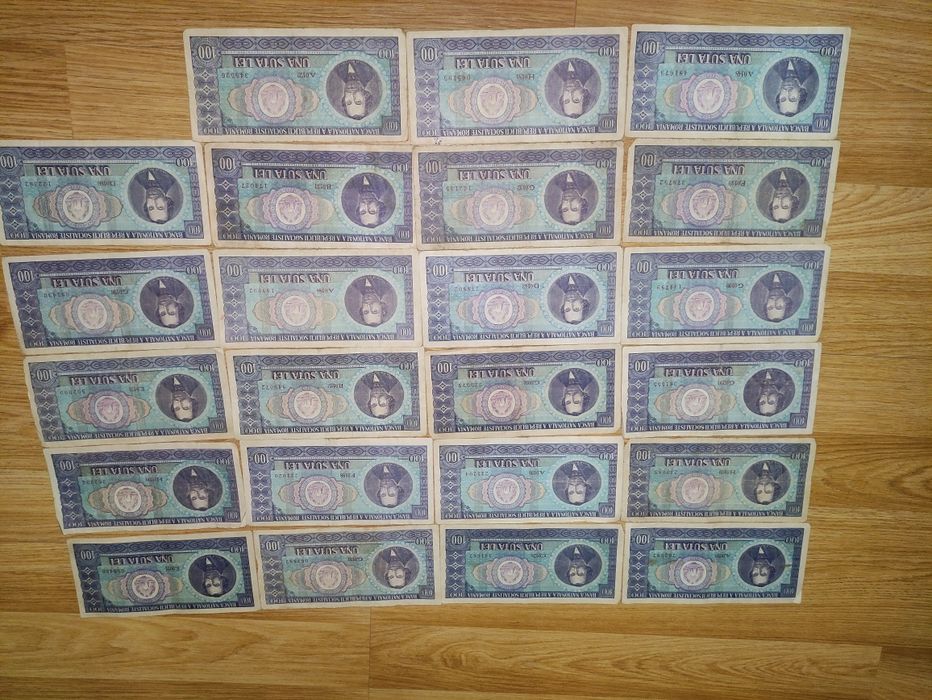 Bancnote de 100 lei din anul 1966