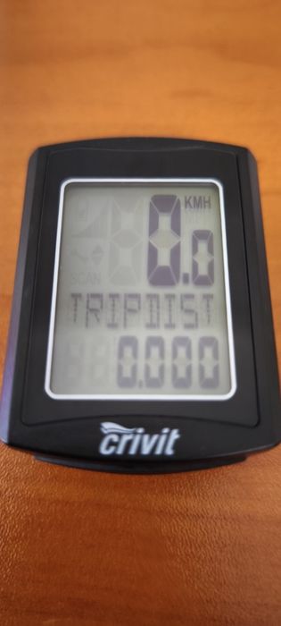 Безжичен велосипеден компютър Crivit – 20+ функции, НОВ