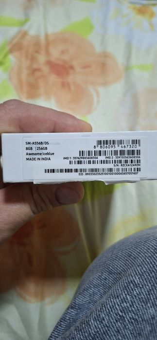 Samsung Galaxy A55 5G Iceblue 256 Gb 8 g ram.