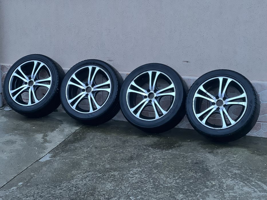 Jante aliaj R16 5x112 + caucucuri Continental incluse
