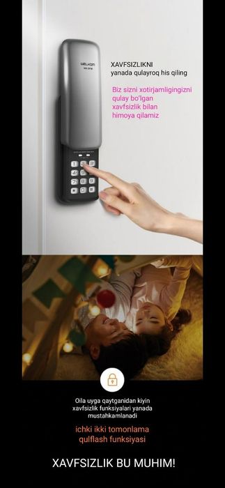 "WELKOM" smart qulflari