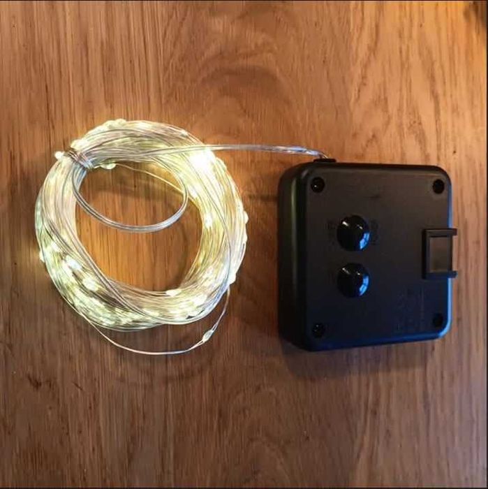 НОВИ! LED соларни гирлянди 200 LED, лампички, 2 бр x 22 м