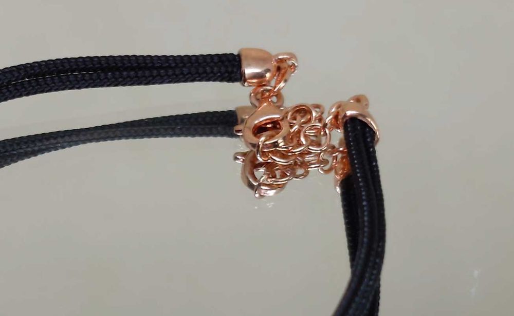 Brățară nouă din argint aurit cu sidef – motiv coroană