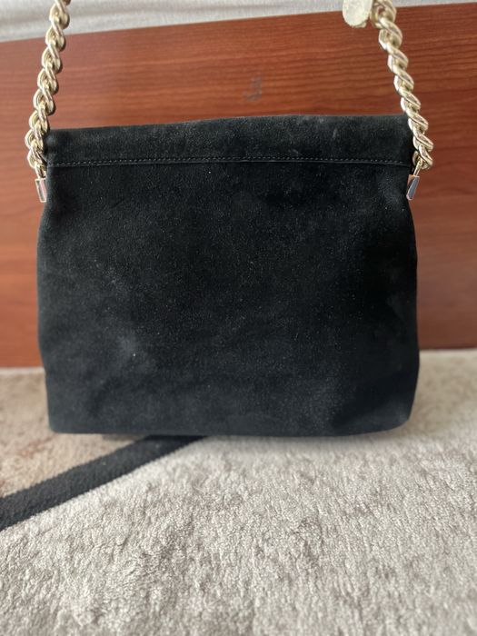 Karen Millen велурена дамска чанта