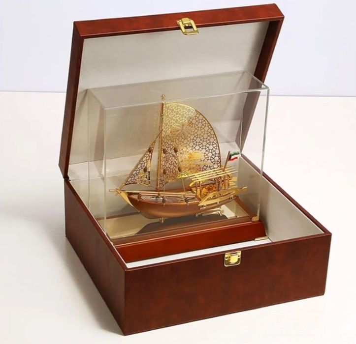 Люкс падарок Сувенирная модель корабля металлическая «Парусник