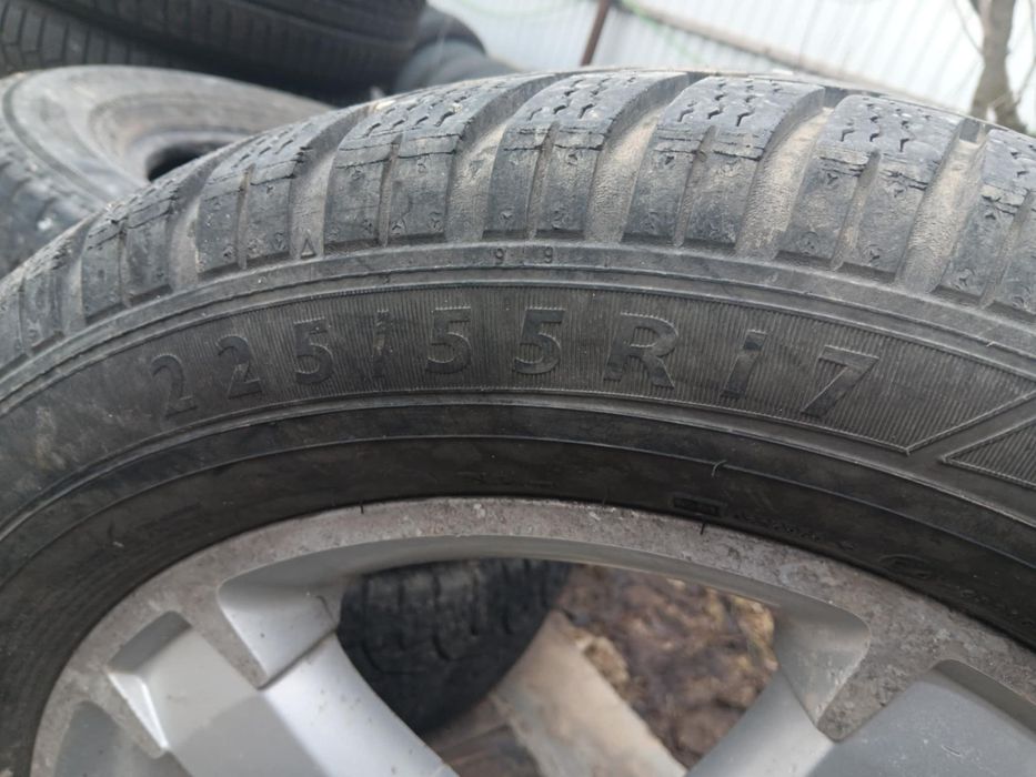 Jante aluminiu Ford plus cauciucuri iarnă 225/55 R17