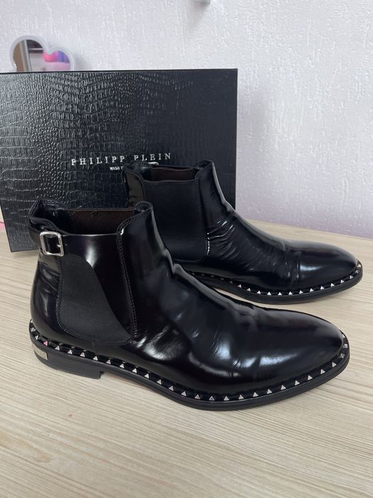 Ghete barbati Philipp Plein originale - marimea 45 - stare foarte buna