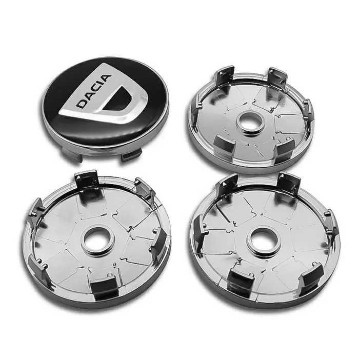 set 4 capace dacia negre pentru jante aliaj