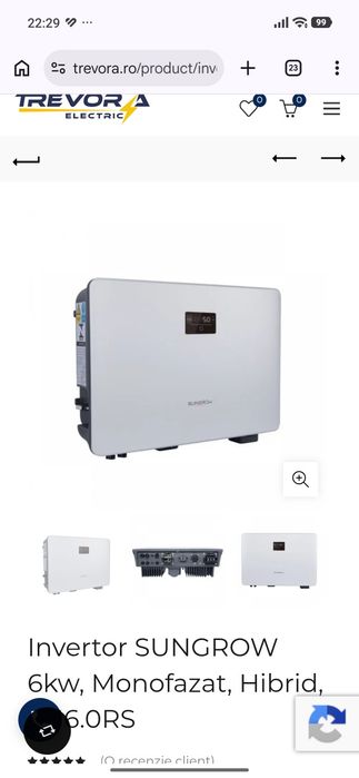 Invertor hibrid monofazat 6kw
