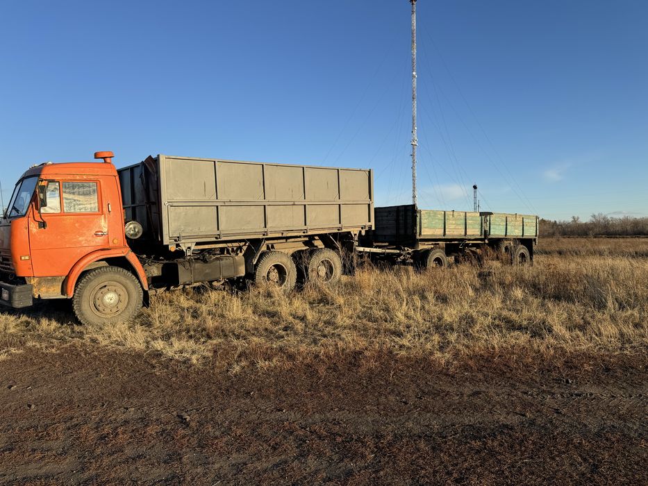 Камаз с прицепом