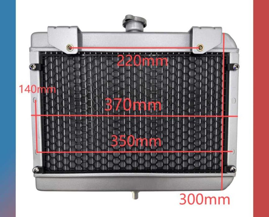 Radiator Atv CF Moto 9010-180100-1000.Cf 400,450,500,520,550,625.