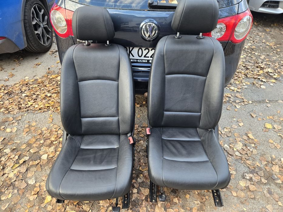 Черен кожен салон с подгреви за bmw f10