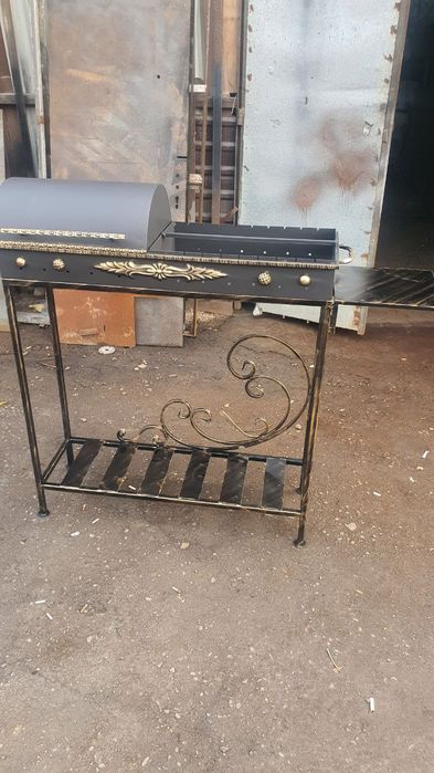 Мангал барбекю для рыбы шашлыка BBQ шашлычница ковка