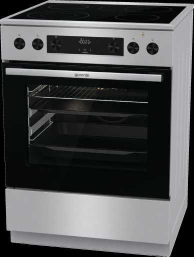 Нова Готварска печка с керамичен плот Gorenje GECS6C70XPA