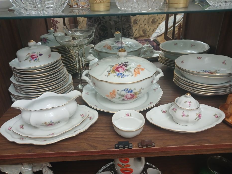 Сервиз столовый на 6 персон. Чехословакия. Богемия.