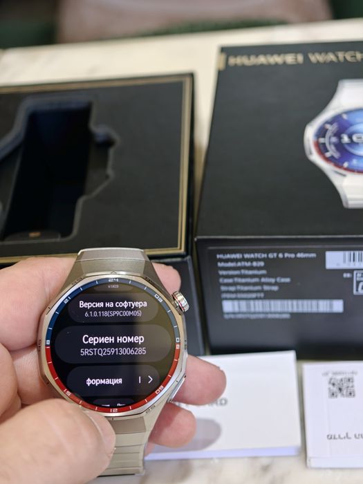 Huawei Watch GT 6 Pro 46mm Titanium! Като Нов!