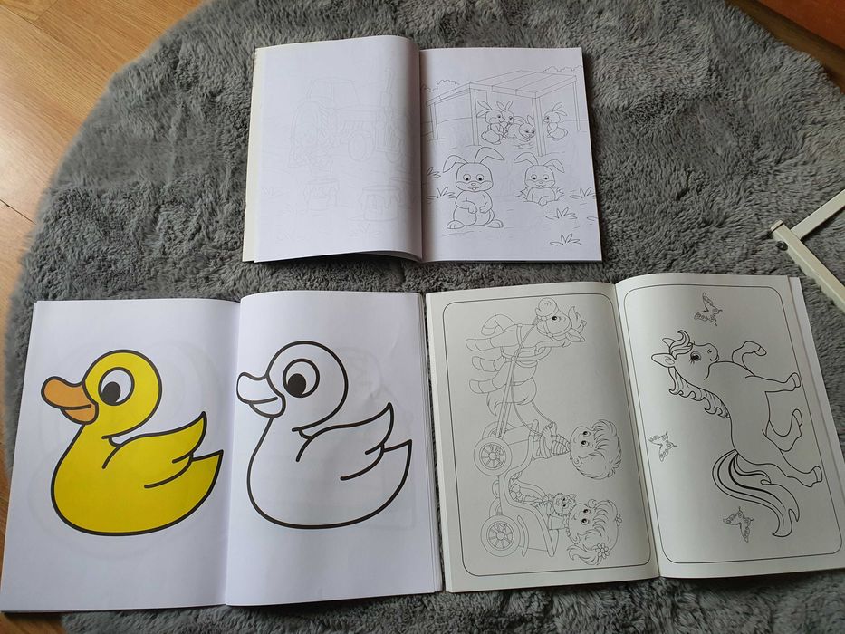 Carti de colorat cu animale, printese made in Germany