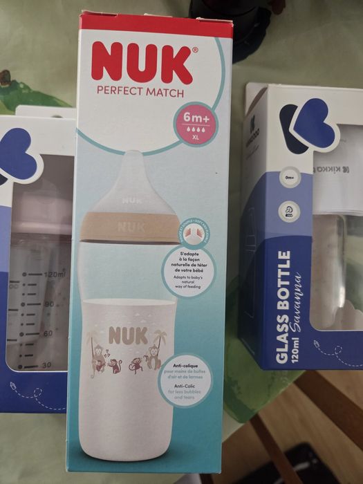 Бебешки шишета nuk, kikkaboo