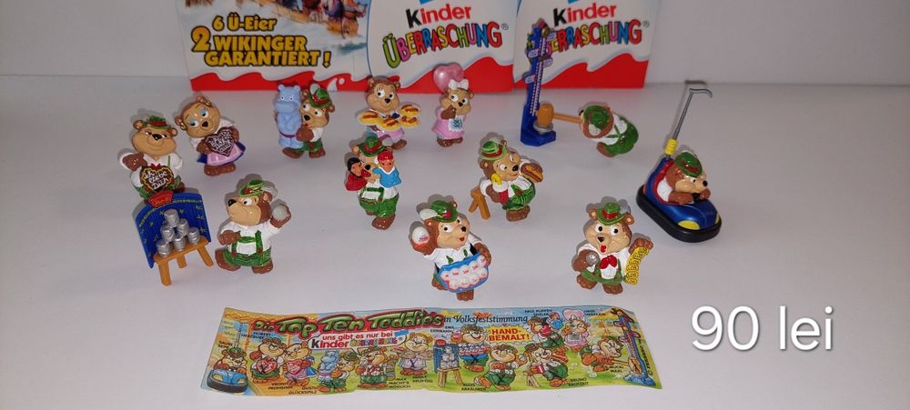 Colecții Kinder Ferrero anii 90'