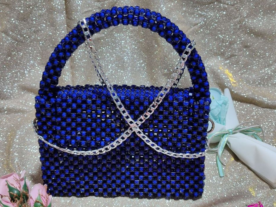 Сумки из бусин  комплект из трёх сумочек качество супер