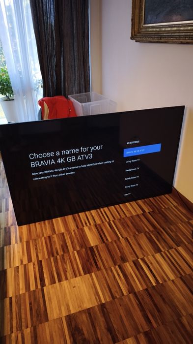 Smart tv Sony Bravia - poza eticheta